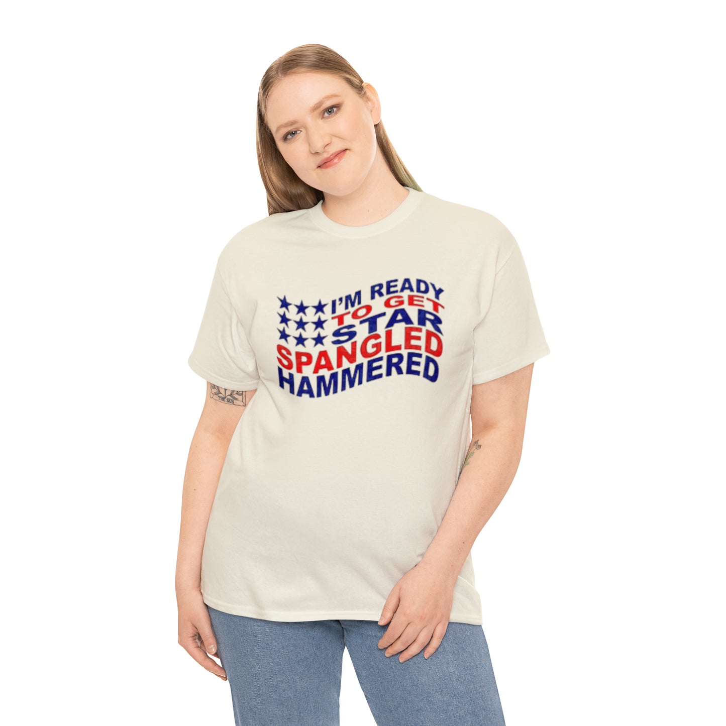 Star-Spangled Hammered Tee