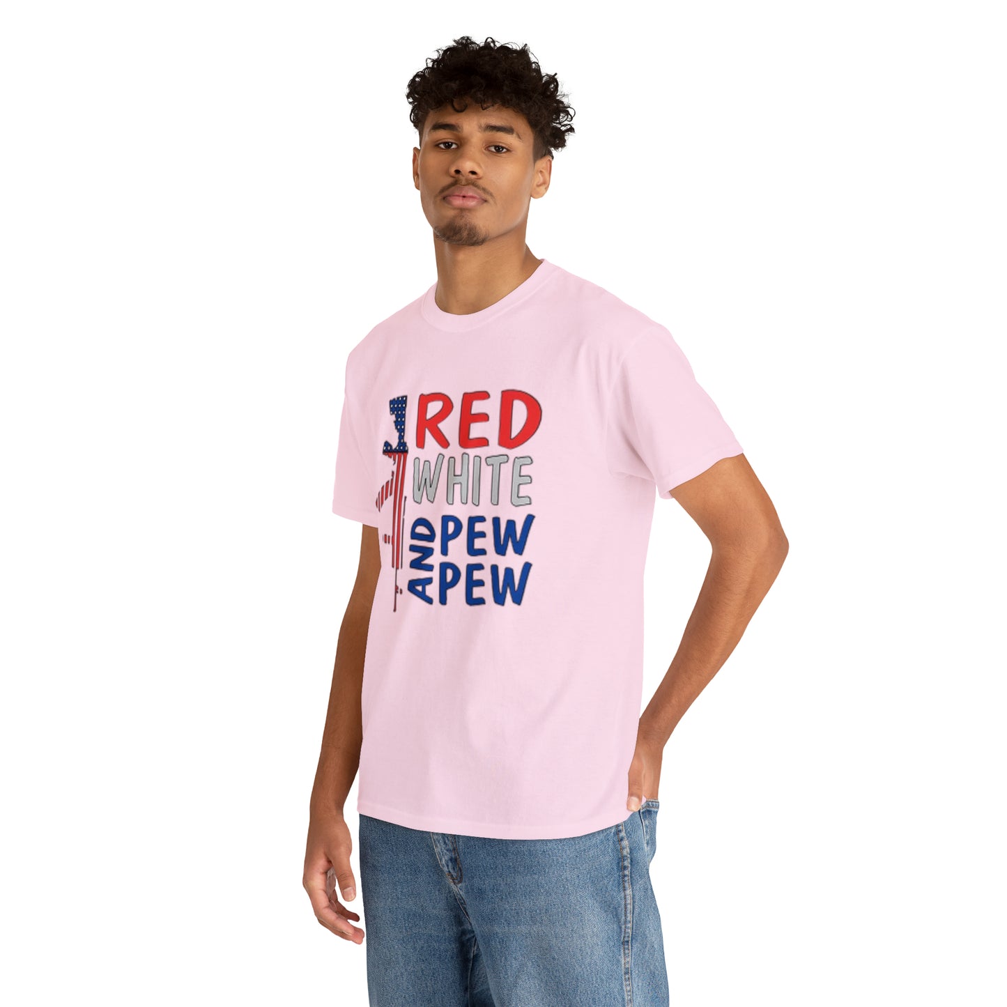 Red, White, and Pew Pew Pew Tee