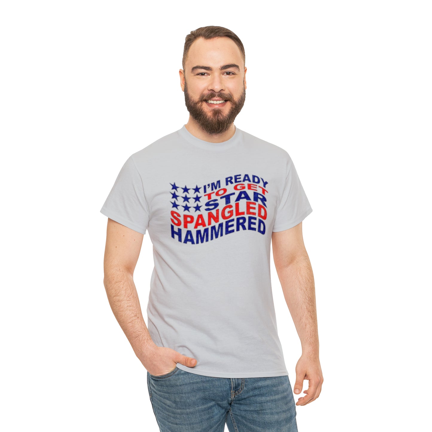 Star-Spangled Hammered Tee