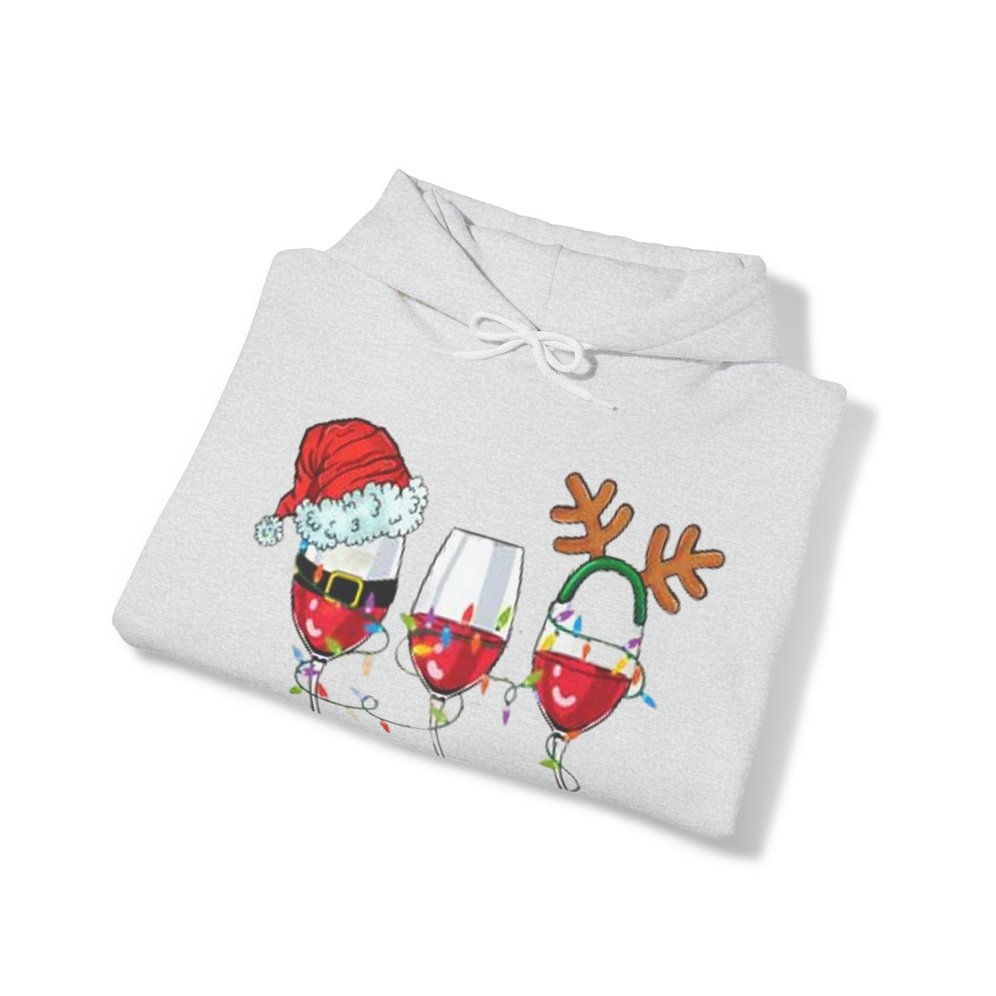 Wine Glasses™ Hooded Sweatshirt Printify