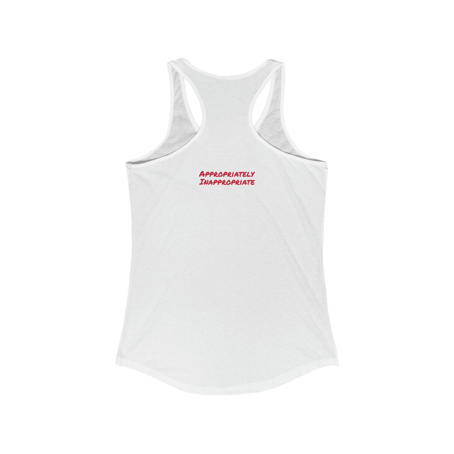 you can't afford me Racerback Tank