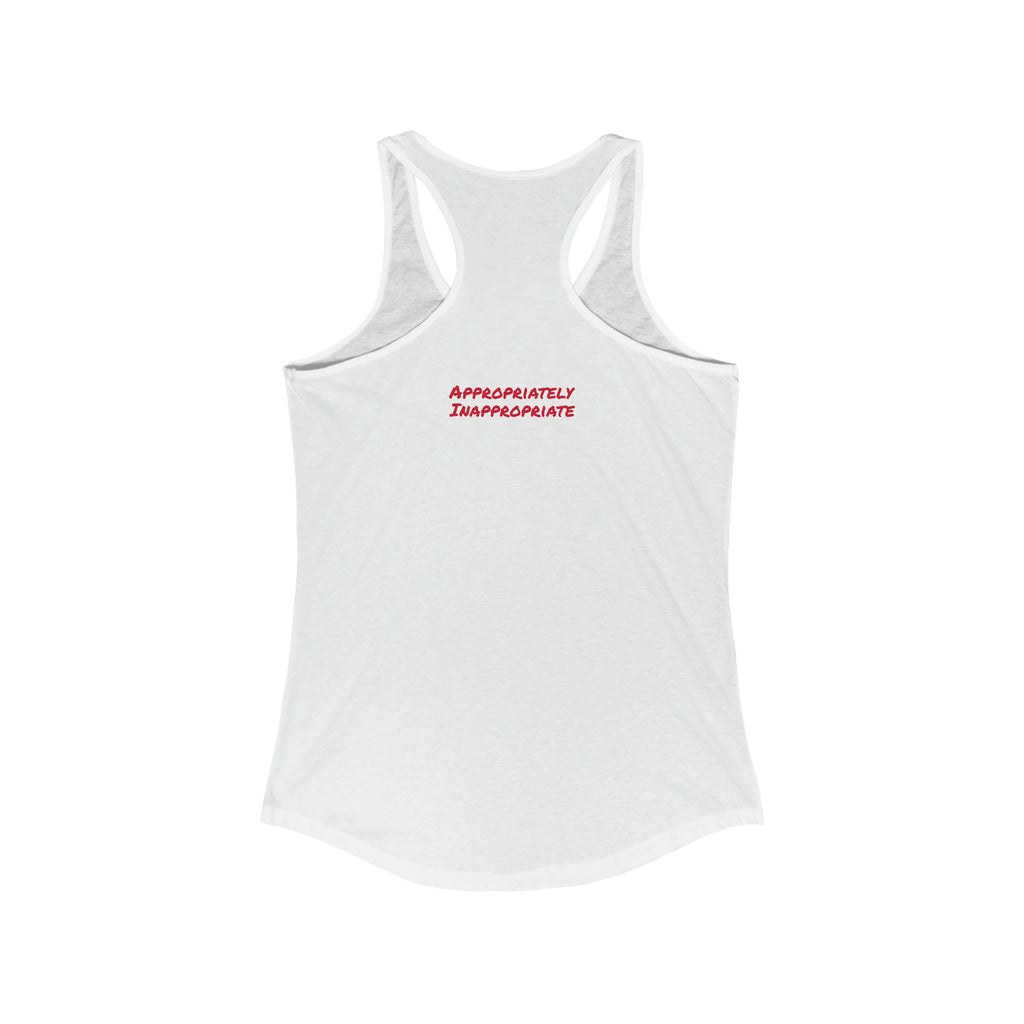 you can't afford me Racerback Tank