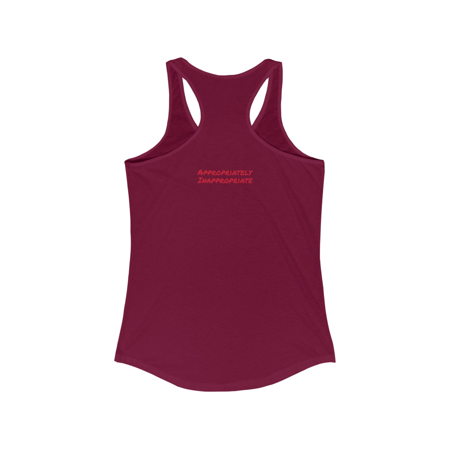 you can't afford me Racerback Tank