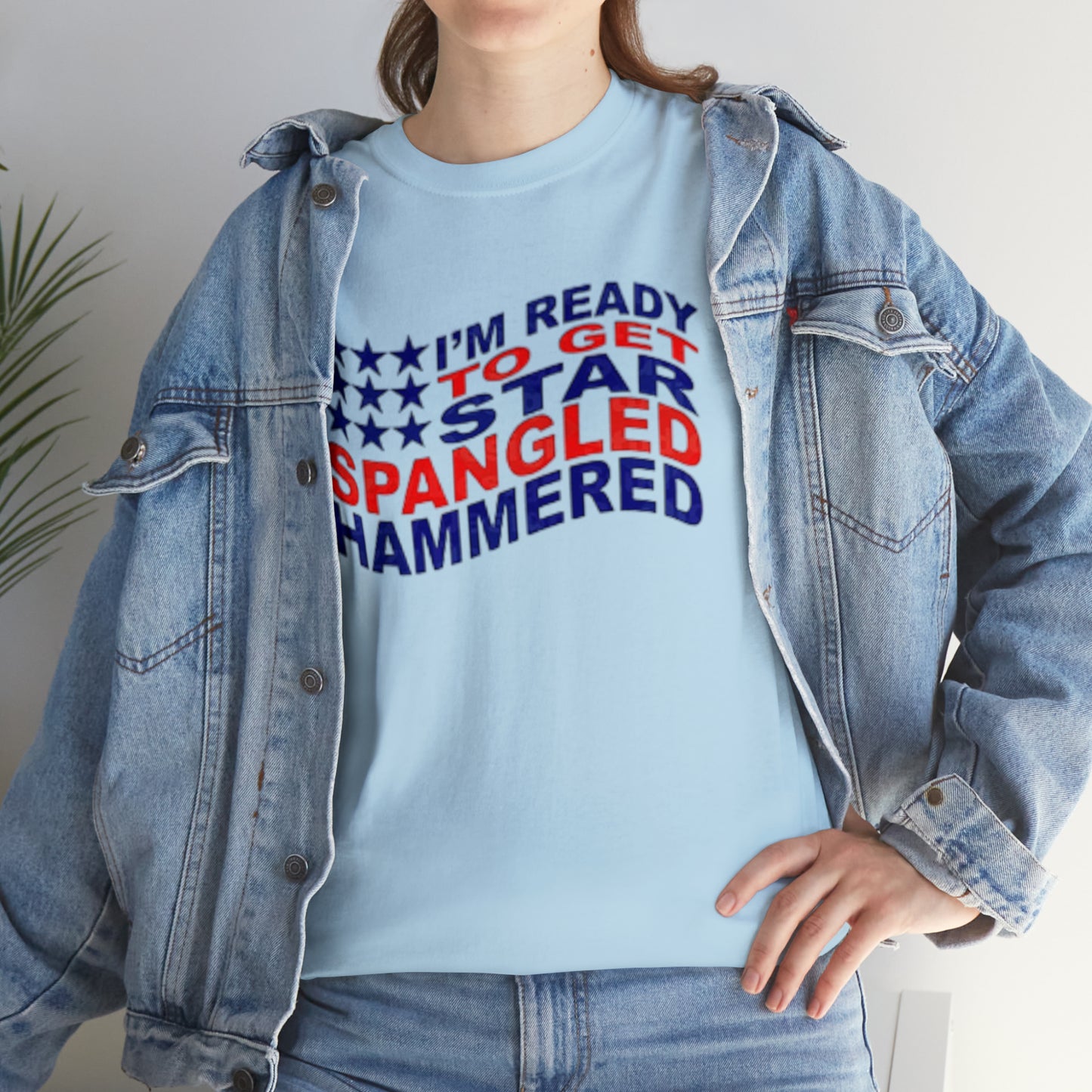 Star-Spangled Hammered Tee