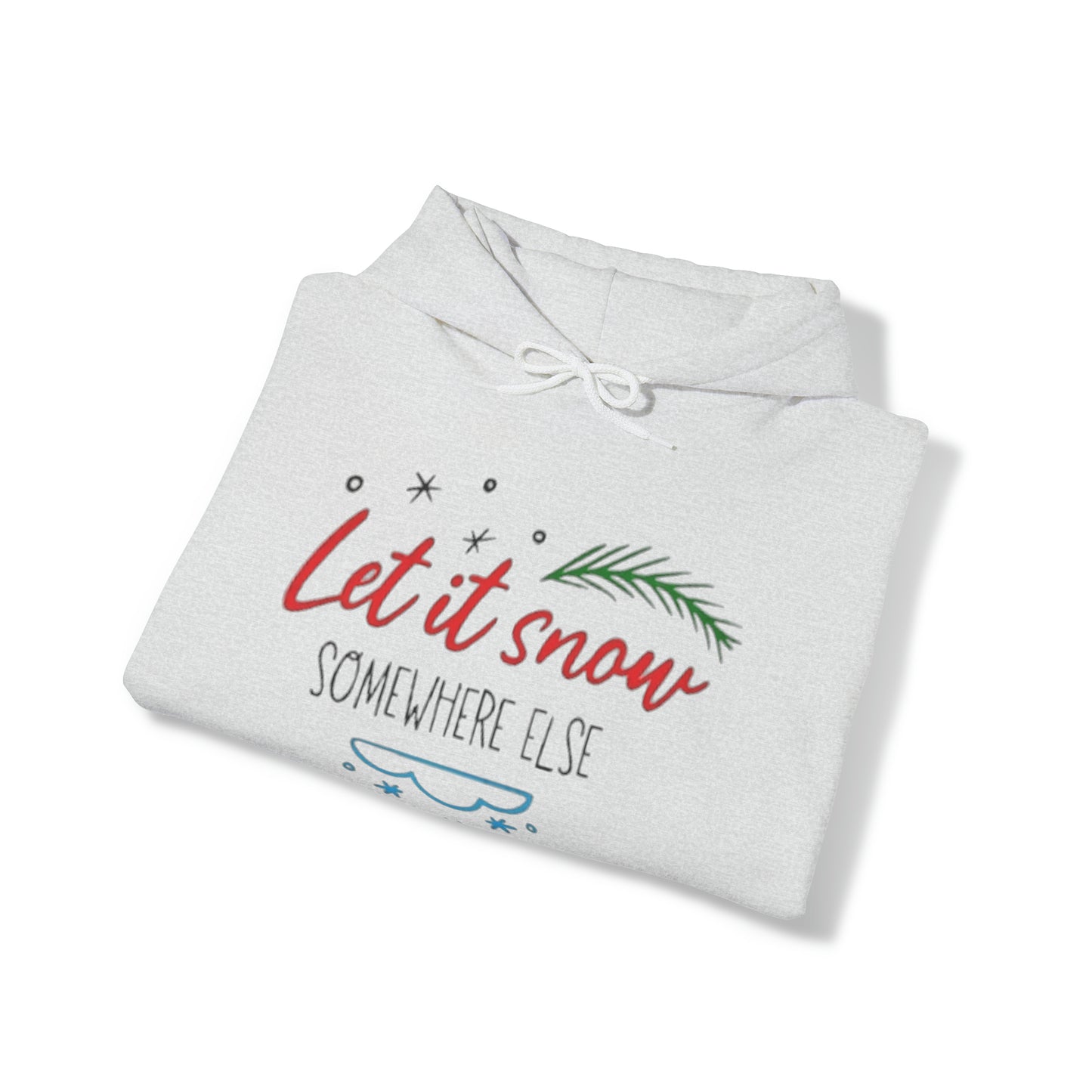 Let It Snow™ Hooded Sweatshirt Printify