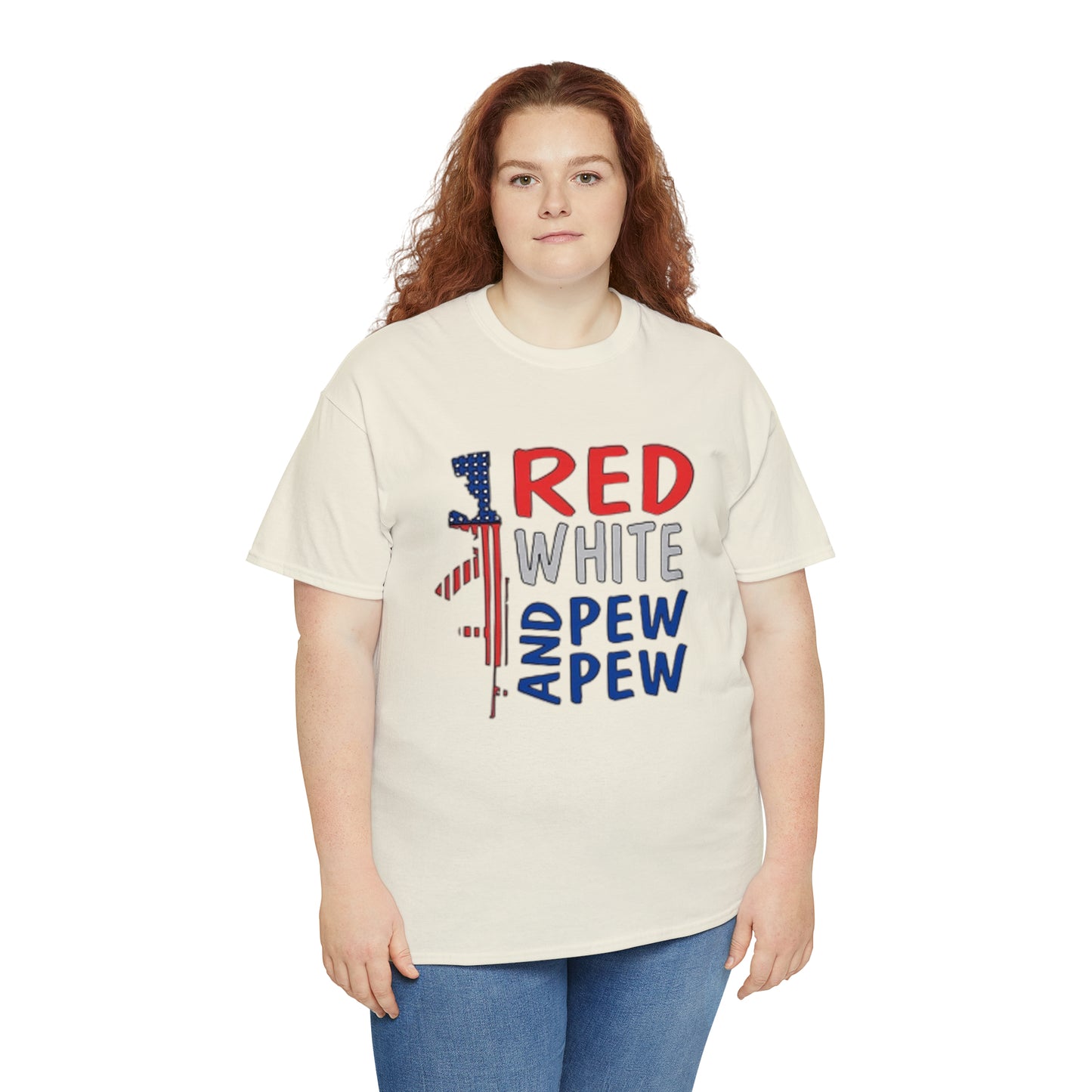 Red, White, and Pew Pew Pew Tee