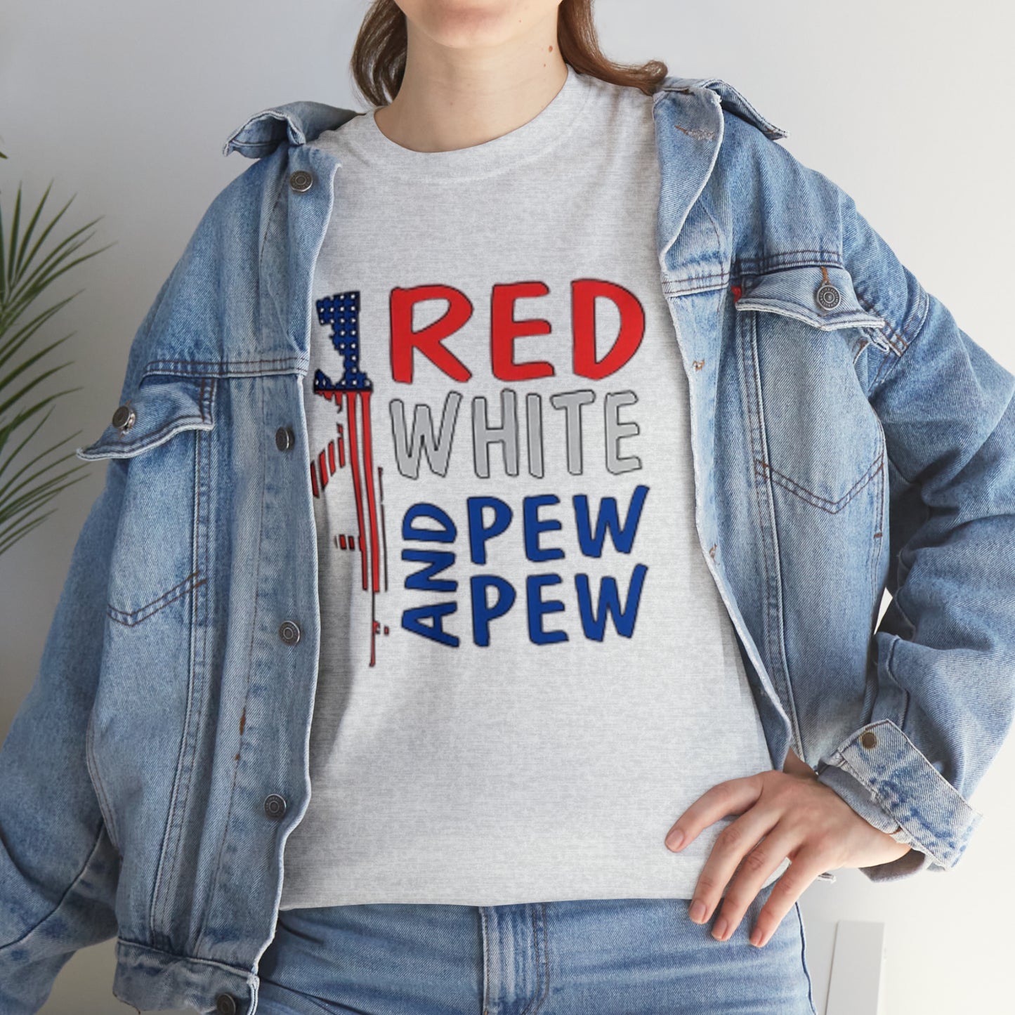 Red, White, and Pew Pew Pew Tee