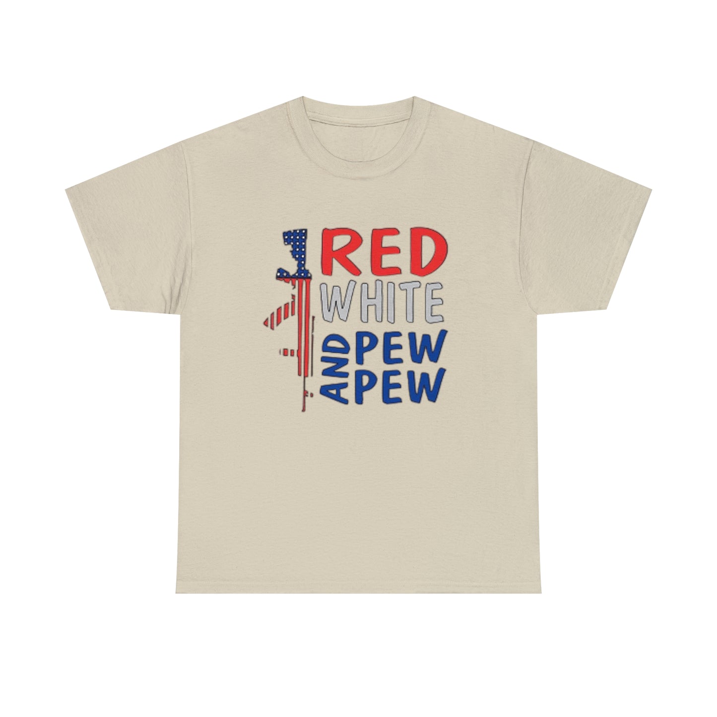 Red, White, and Pew Pew Pew Tee