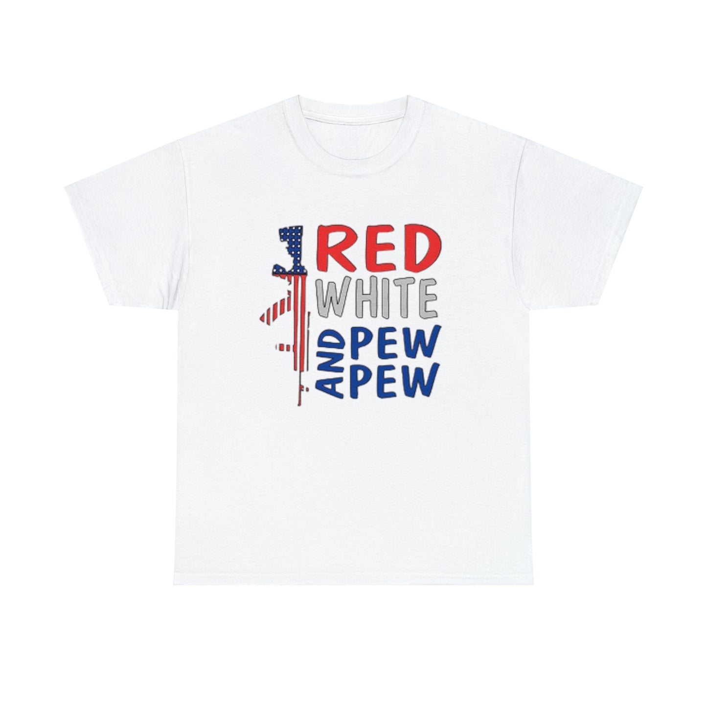 Red, White, and Pew Pew Pew Tee