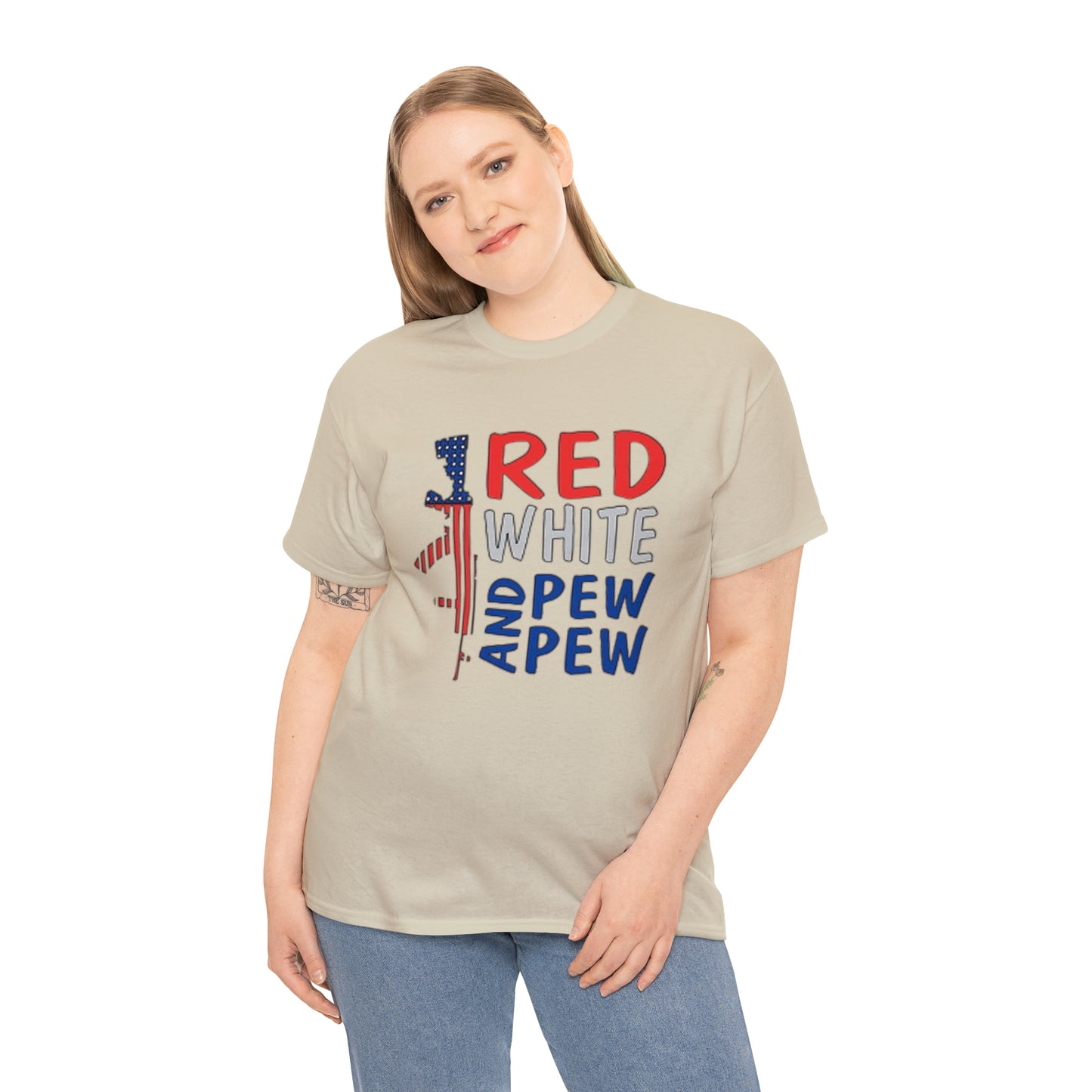 Red, White, and Pew Pew Pew Tee