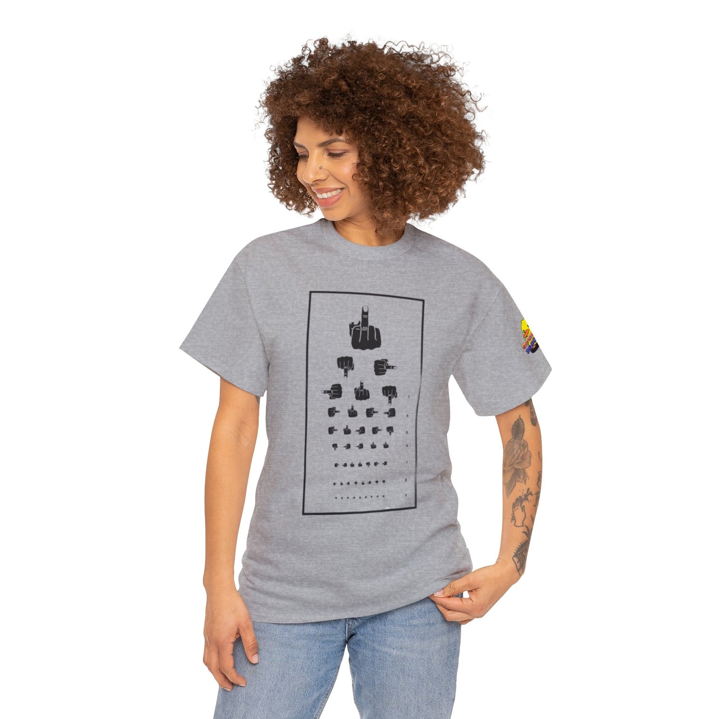 Eye Chart Tee Printify