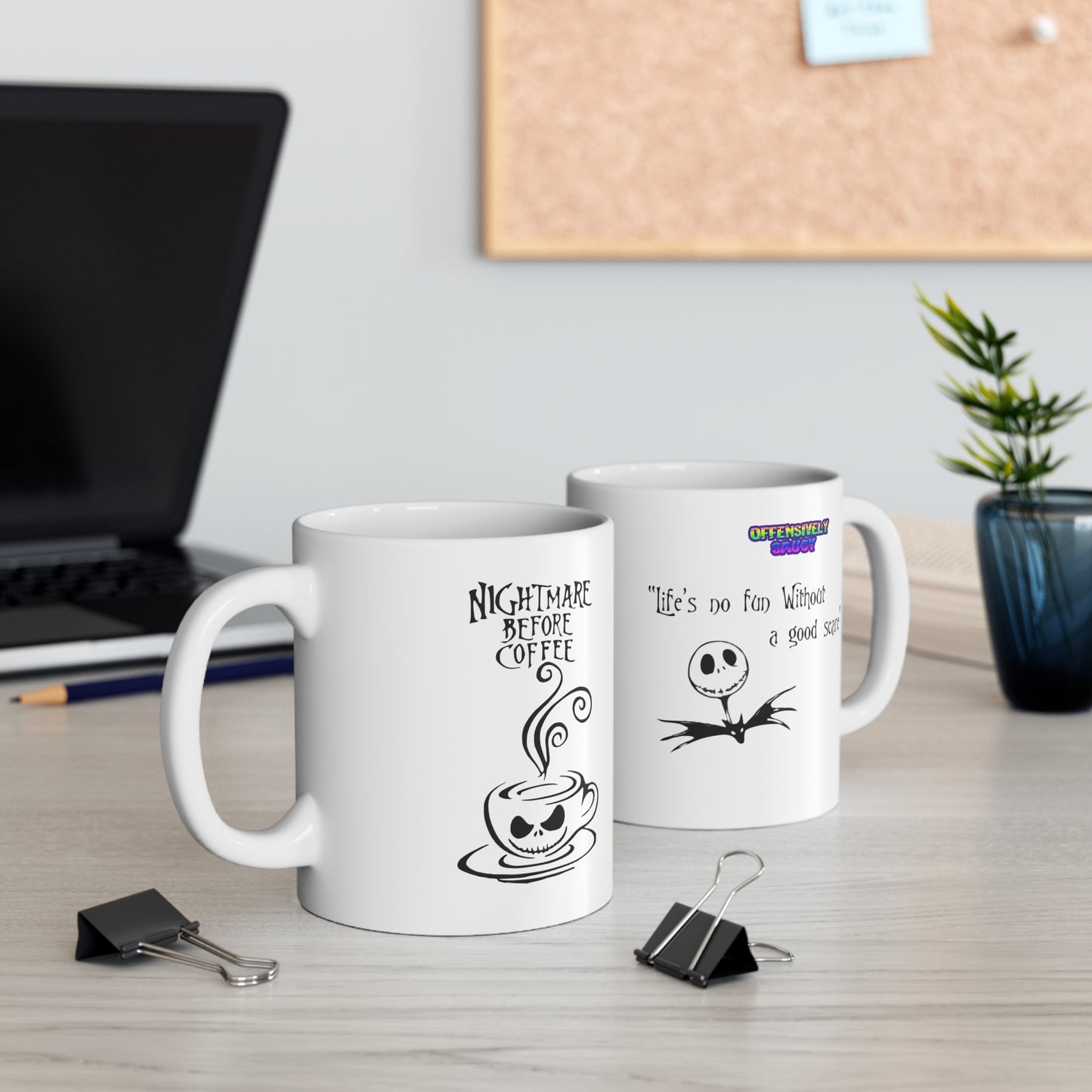 Nightmare Before Coffee 11oz Printify