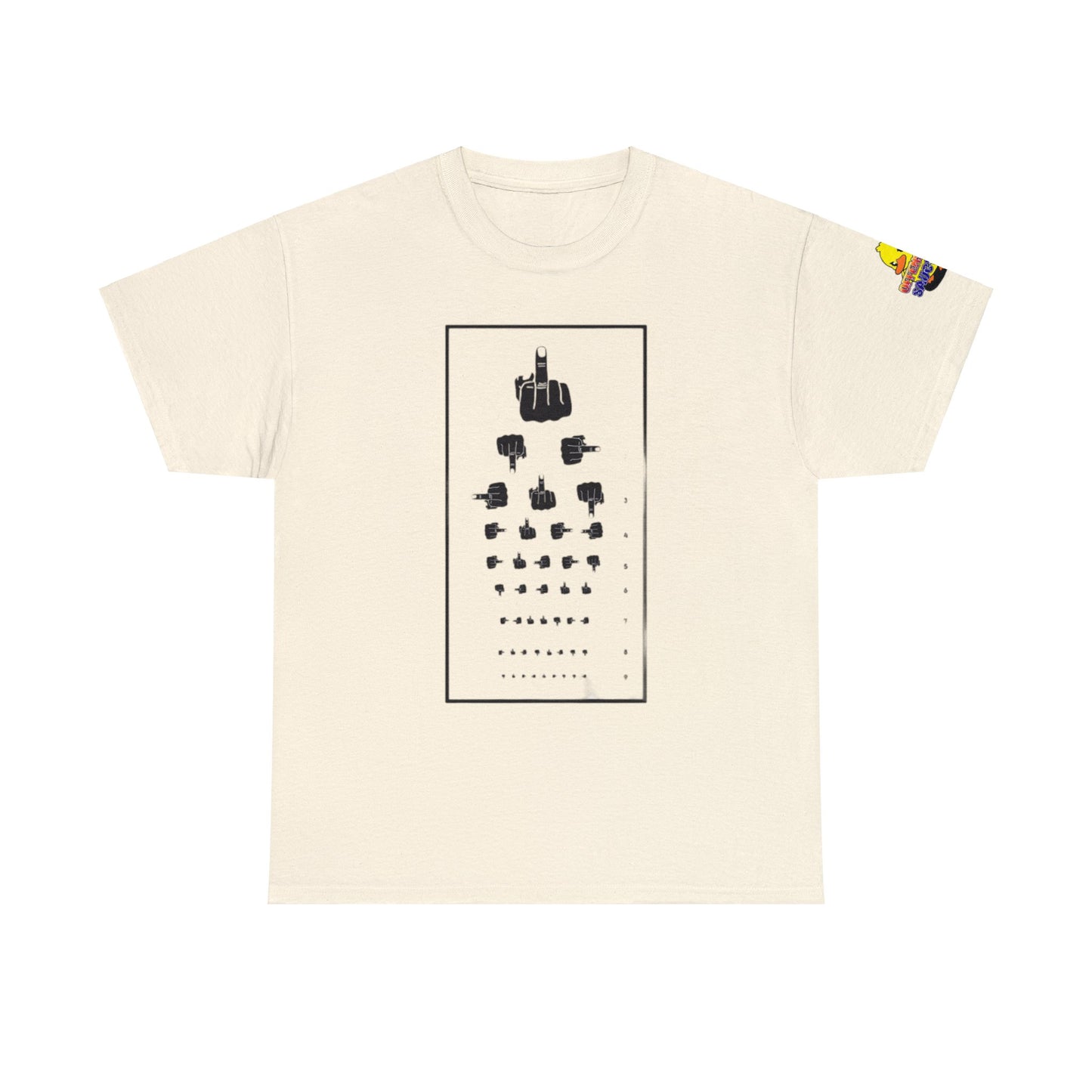 Eye Chart Tee Printify