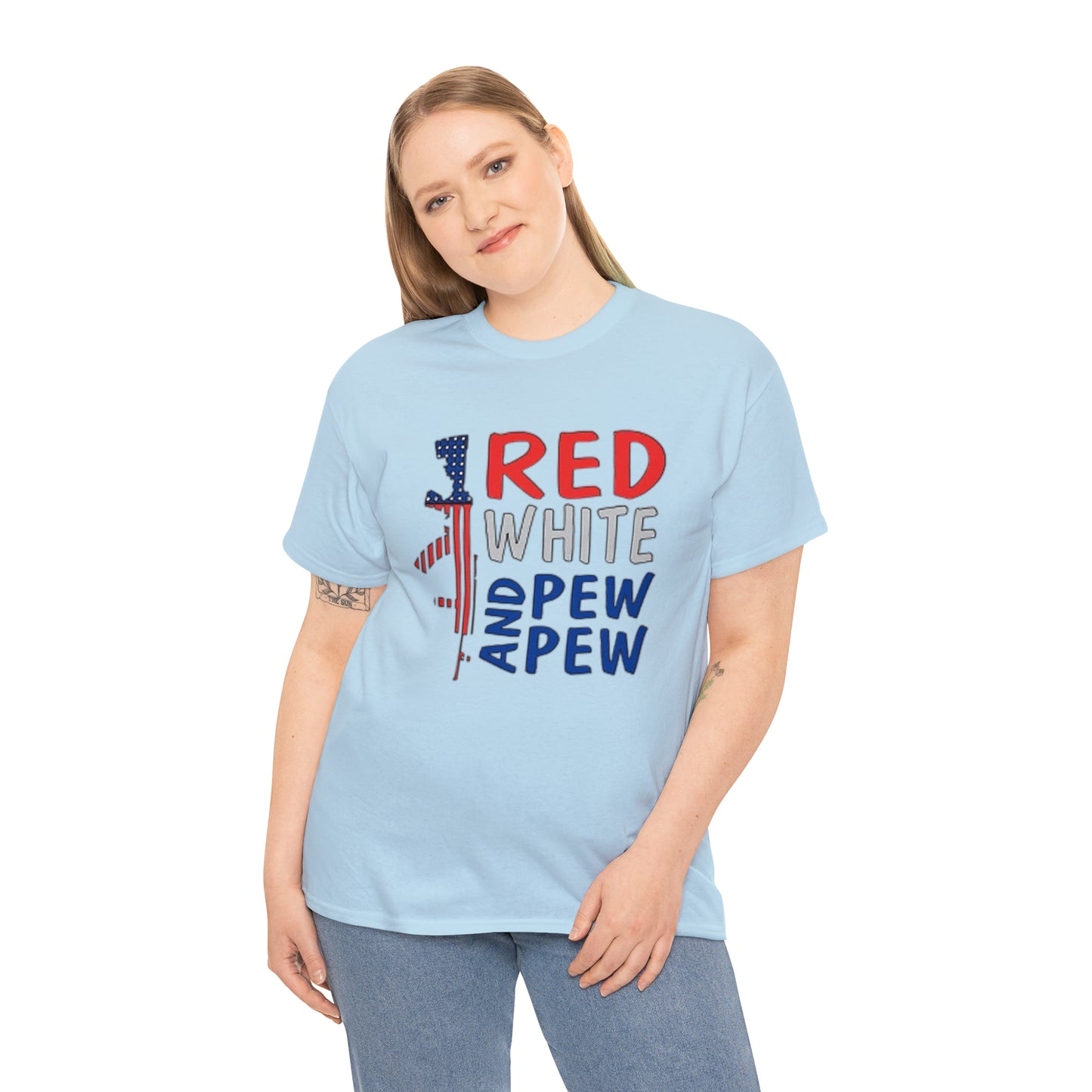 Red, White, and Pew Pew Pew Tee