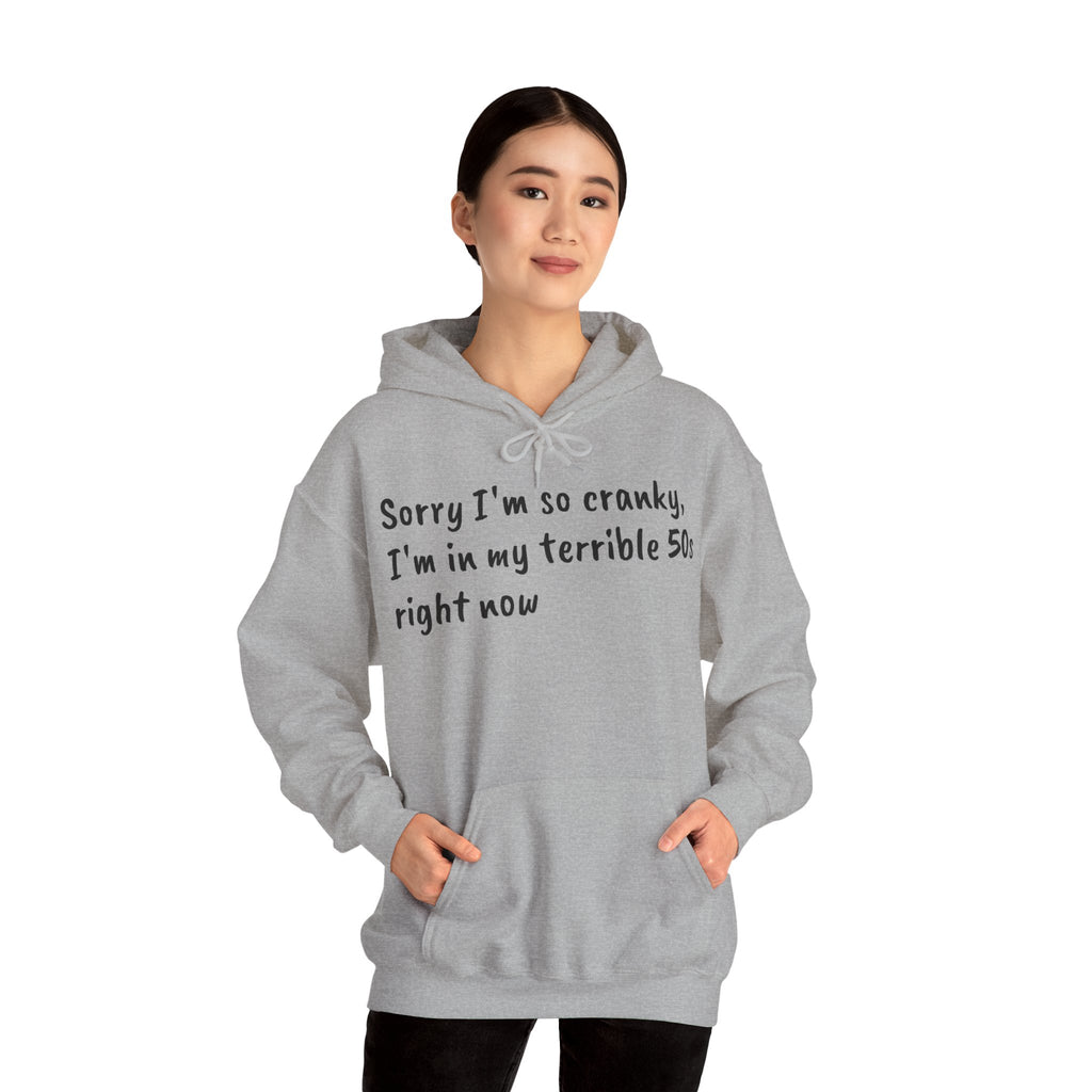 Terrible 50s Hooded Sweatshirt Printify