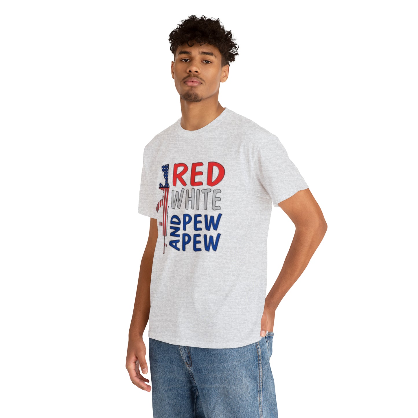 Red, White, and Pew Pew Pew Tee