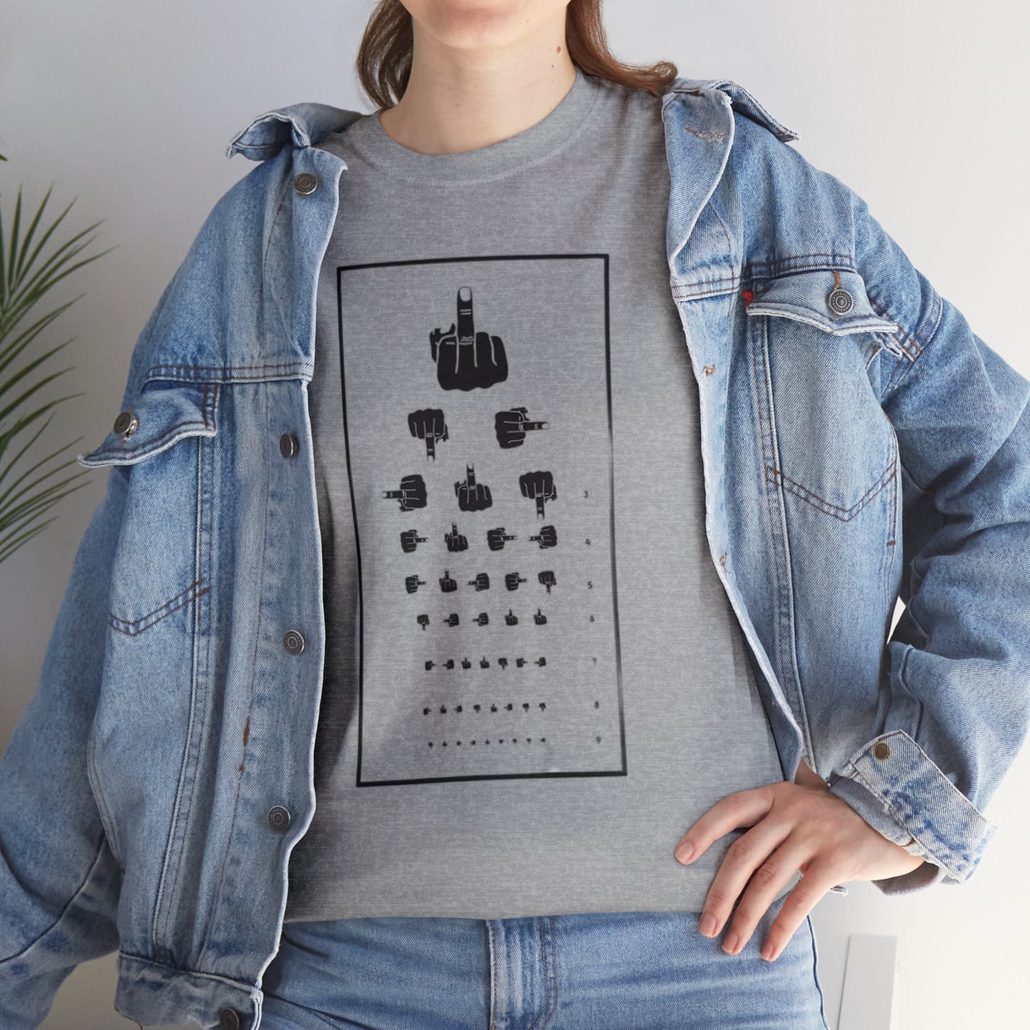 Eye Chart Tee Printify