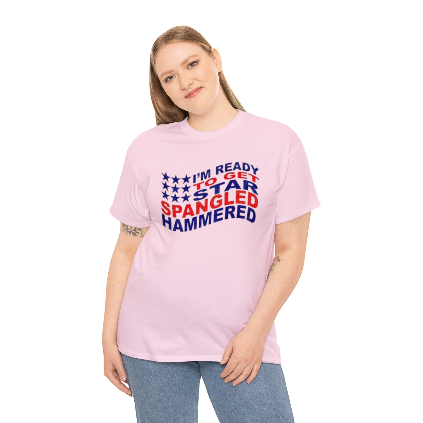 Star-Spangled Hammered Tee