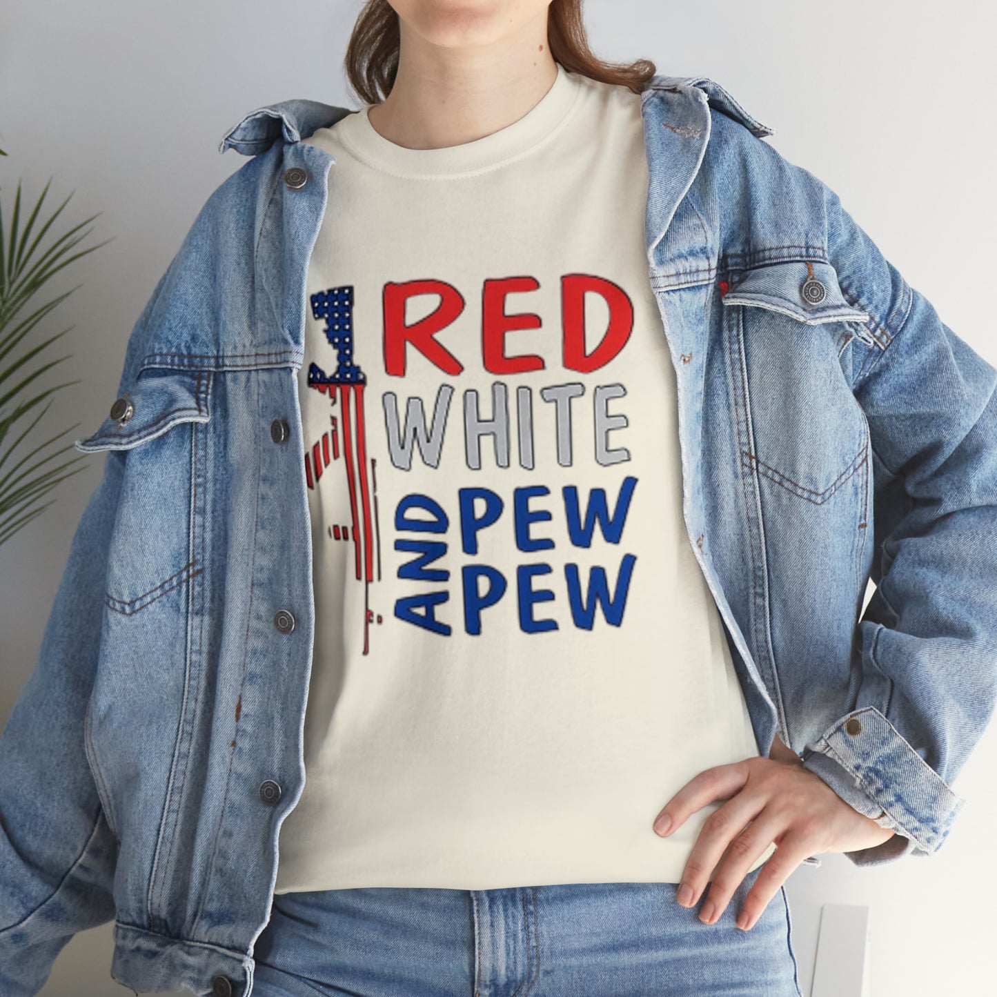 Red, White, and Pew Pew Pew Tee