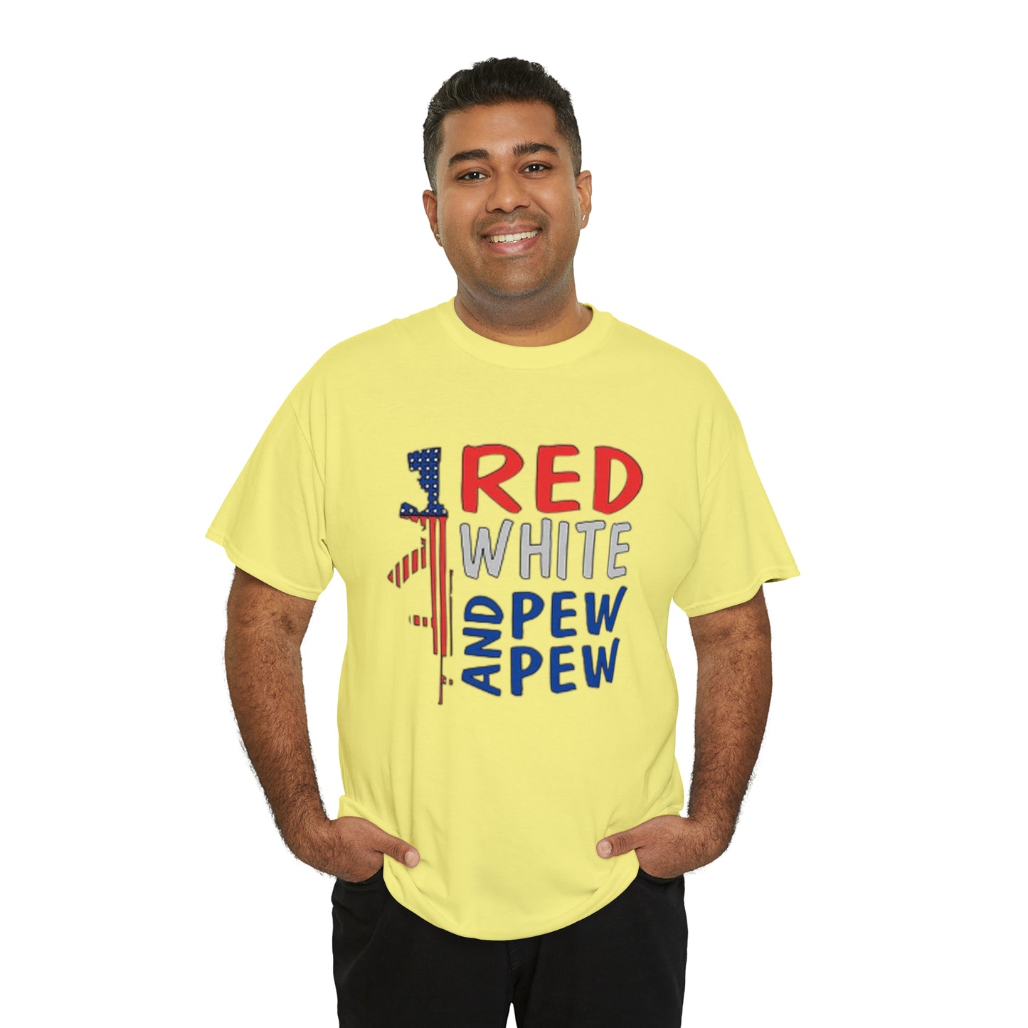 Red, White, and Pew Pew Pew Tee