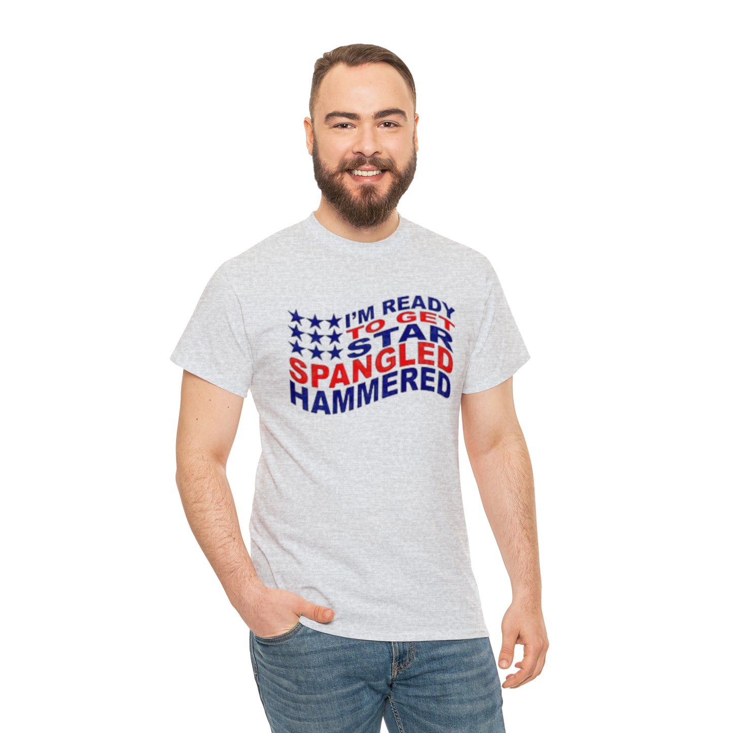 Star-Spangled Hammered Tee