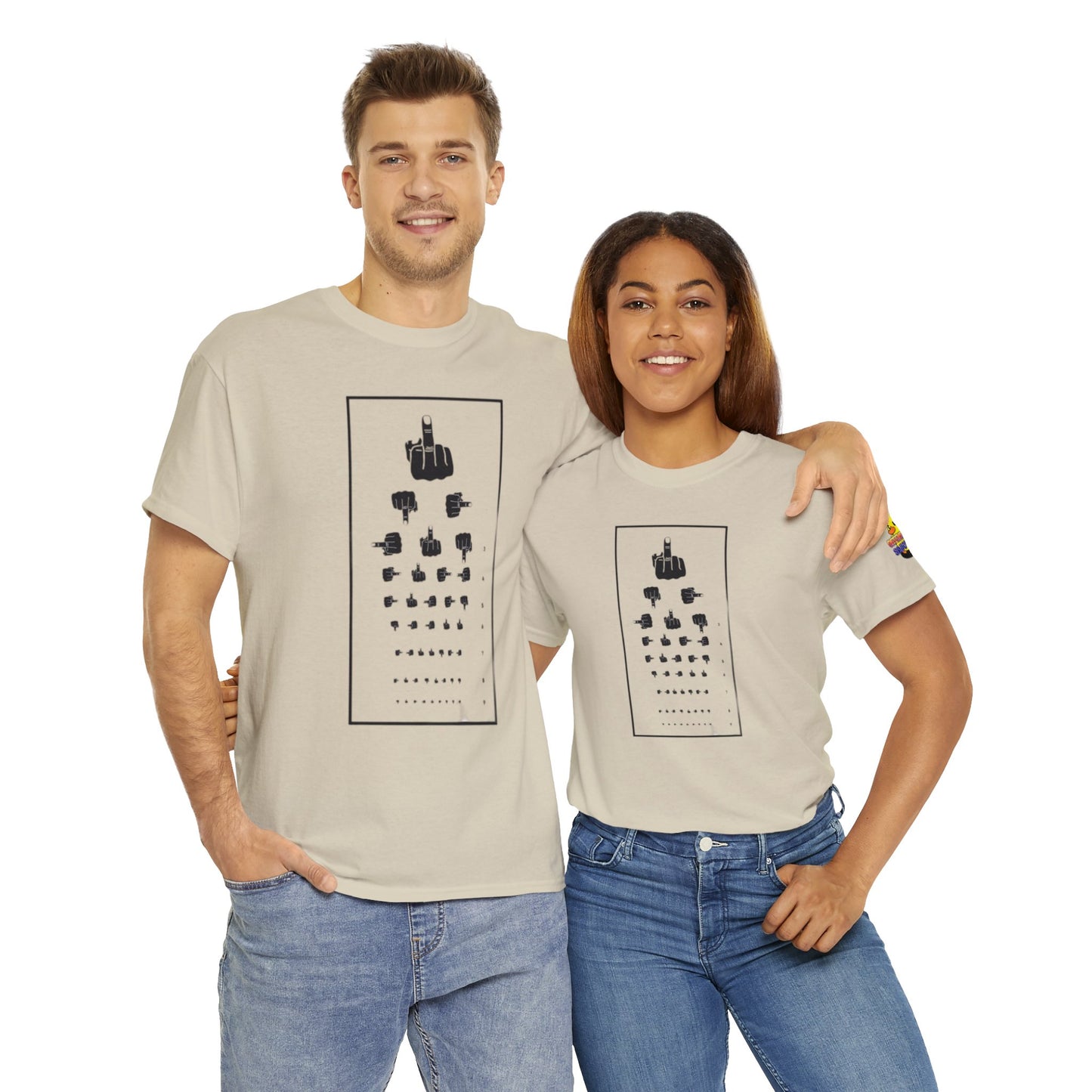 Eye Chart Tee Printify