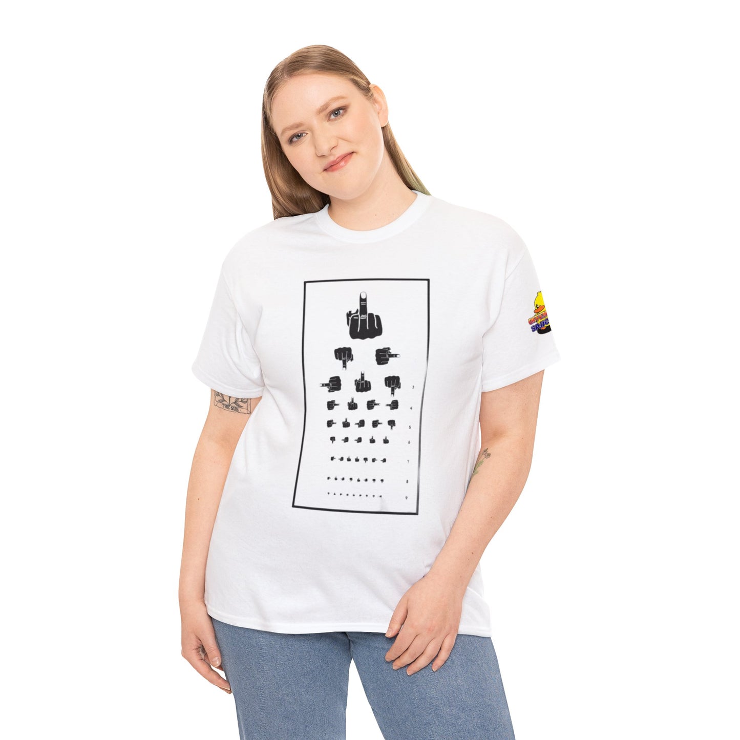 Eye Chart Tee Printify