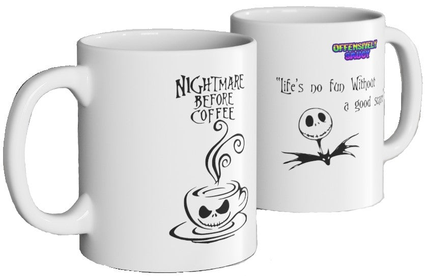 Nightmare Before Coffee Offensively Saucy